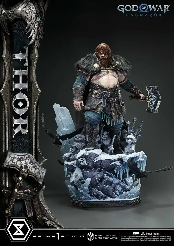 『ゴッド・オブ・ウォー ラグナロク』の「トール」を、1/3スケールスタチューとして立体化 画像 3