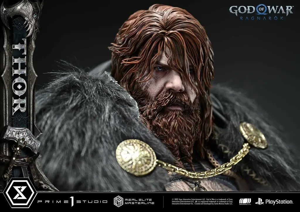 『ゴッド・オブ・ウォー ラグナロク』の「トール」を、1/3スケールスタチューとして立体化 画像 4