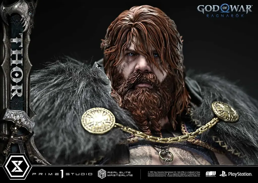 『ゴッド・オブ・ウォー ラグナロク』の「トール」を、1/3スケールスタチューとして立体化 画像 5