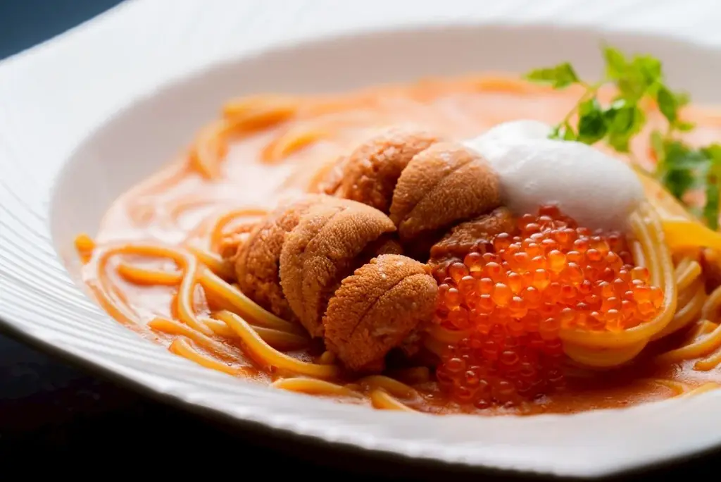 9月3日開店　Dining IKINAが雲丹パスタ2.0を通年化