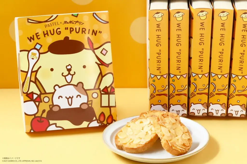 【パステル×「ポムポムプリン」】「なめらかプリン」とサンリオキャラクター「ポムポムプリン」のコラボが期間限定で再登場！サクサク食感の新作ラスクやお友だちマフィンをお祝いするア・ラ・モードを新発売！ 画像 2