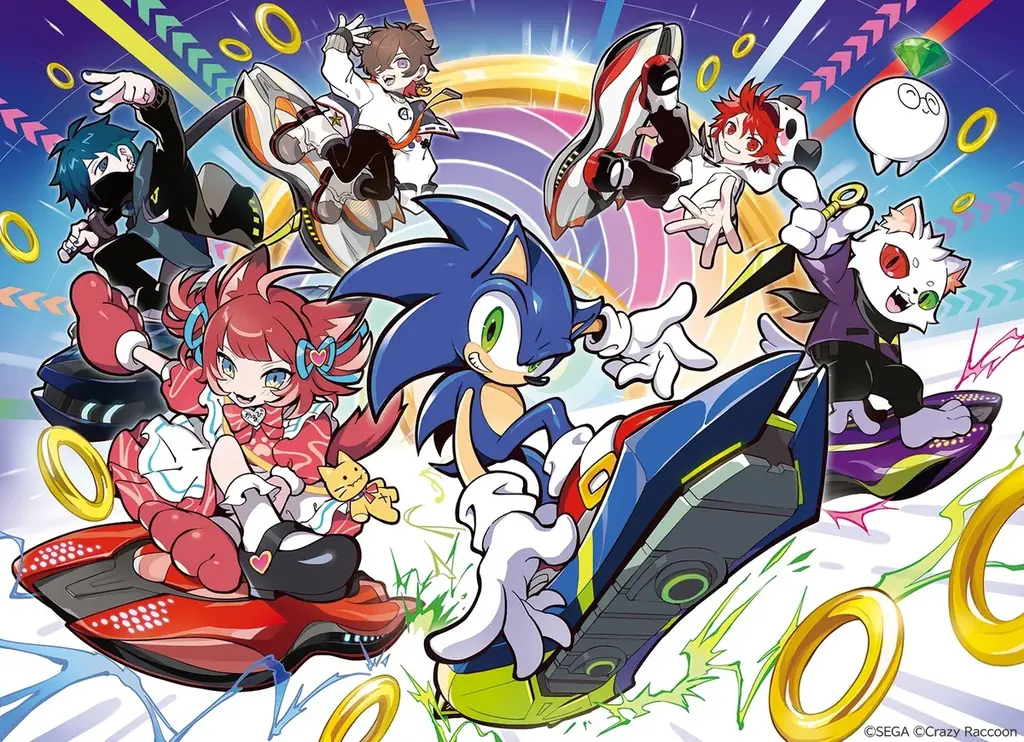 『ソニックレーシング』9/25発売　Crazy Raccoonとコラボ決定