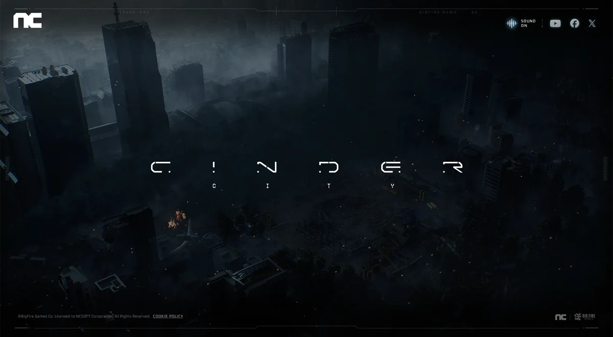 【韓国NCSOFT】PC / コンソール向け新作タイトル『Project LLL』の正式名称が『シンダーシティ(CINDER CITY)』に決定!ブランドウェブサイトおよび公式SNSを公開 画像 2