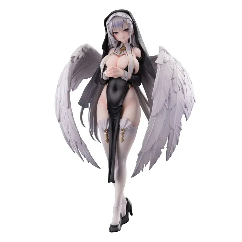 『エンジェルシスター 聖羽』フィギュアの豪華版と通常版を、あみあみにて予約受付中。専用背景セットも登場。 画像 2