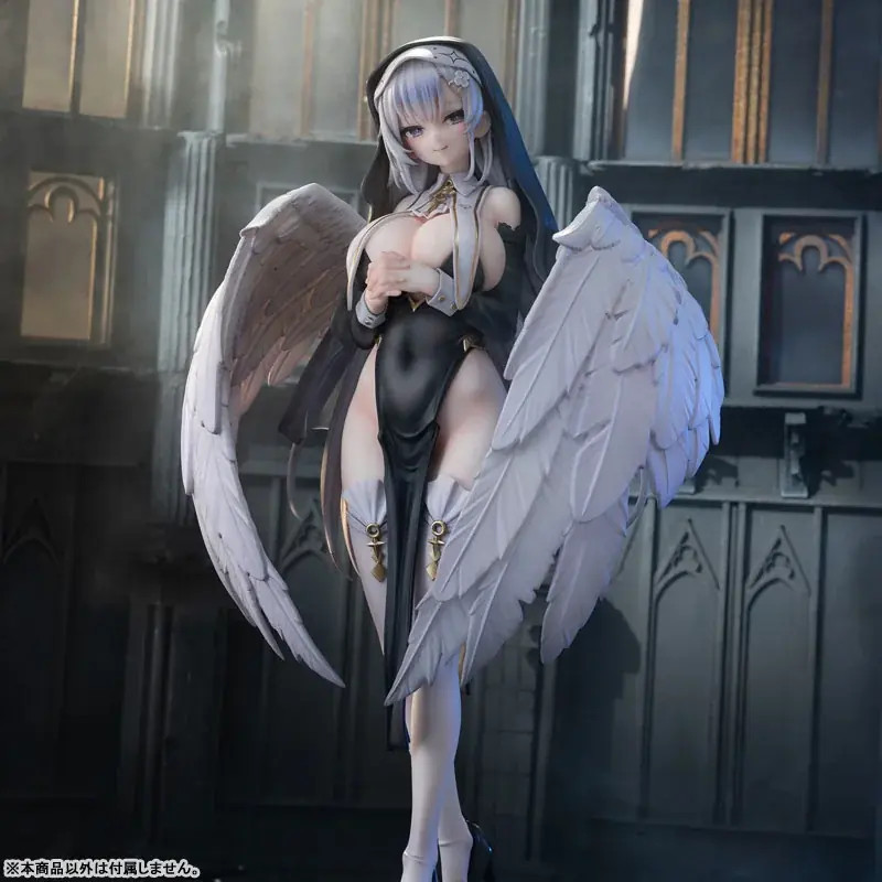 『エンジェルシスター 聖羽』フィギュアの豪華版と通常版を、あみあみにて予約受付中。専用背景セットも登場。 画像 4