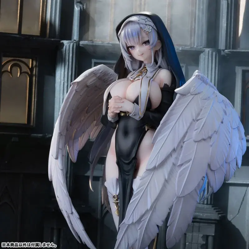 『エンジェルシスター 聖羽』フィギュアの豪華版と通常版を、あみあみにて予約受付中。専用背景セットも登場。 画像 6