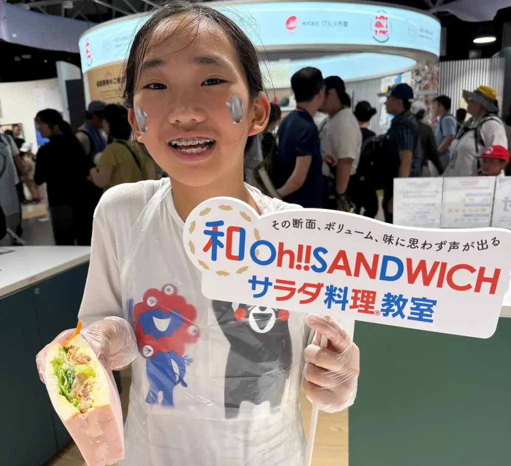ORA外⾷パビリオン「宴〜UTAGE〜」で本日からスタート!『和Oh!!SANDWICH』のサラダ料理教室~作って食べて驚く60分!手作りマヨネーズ×和のサンドイッチで新しい食体験を~ 画像 7
