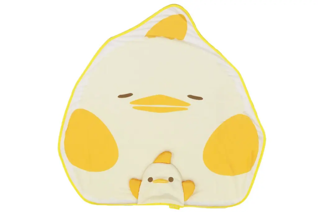 「ぴよりん」がブランケットになって登場！収納しても広げても「ぴよりん」な「ひんやりブランケット」発売！ 画像 2