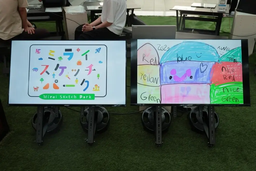 「ミライスケッチパーク」でこどもたちが描いた「未来のまち」が夢洲の大型プロジェクションマッピングで世界に発信「ミライスケッチキャッスル」始動 画像 2