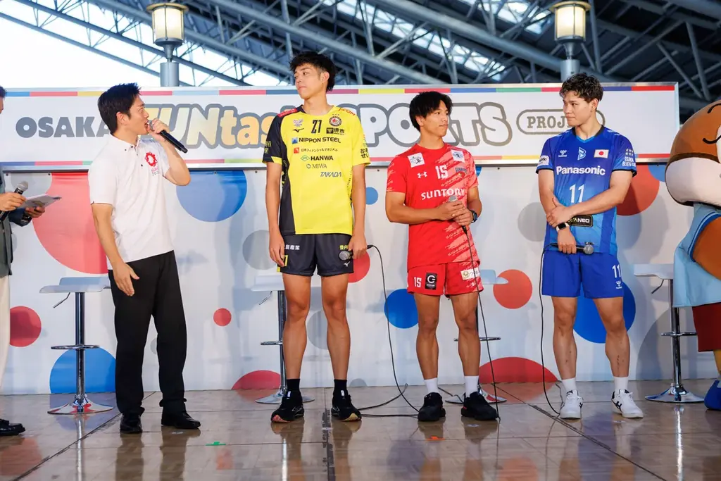 吉村洋文大阪府知事と男子バレーボール3チームのスター選手が登壇!「OSAKA FUNtast!c SPORTS PROJECT」キックオフイベント開催 画像 4