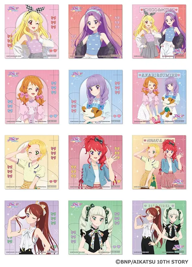 アニメイト限定!! 『アイカツ!』より、ペアごとにお揃いのリボンコーデがかわいい「Link Ribbon」がテーマの新規描き下ろし商品が、8月23日発売! 同日からフェアとオンリーショップの開催も♪ 画像 6