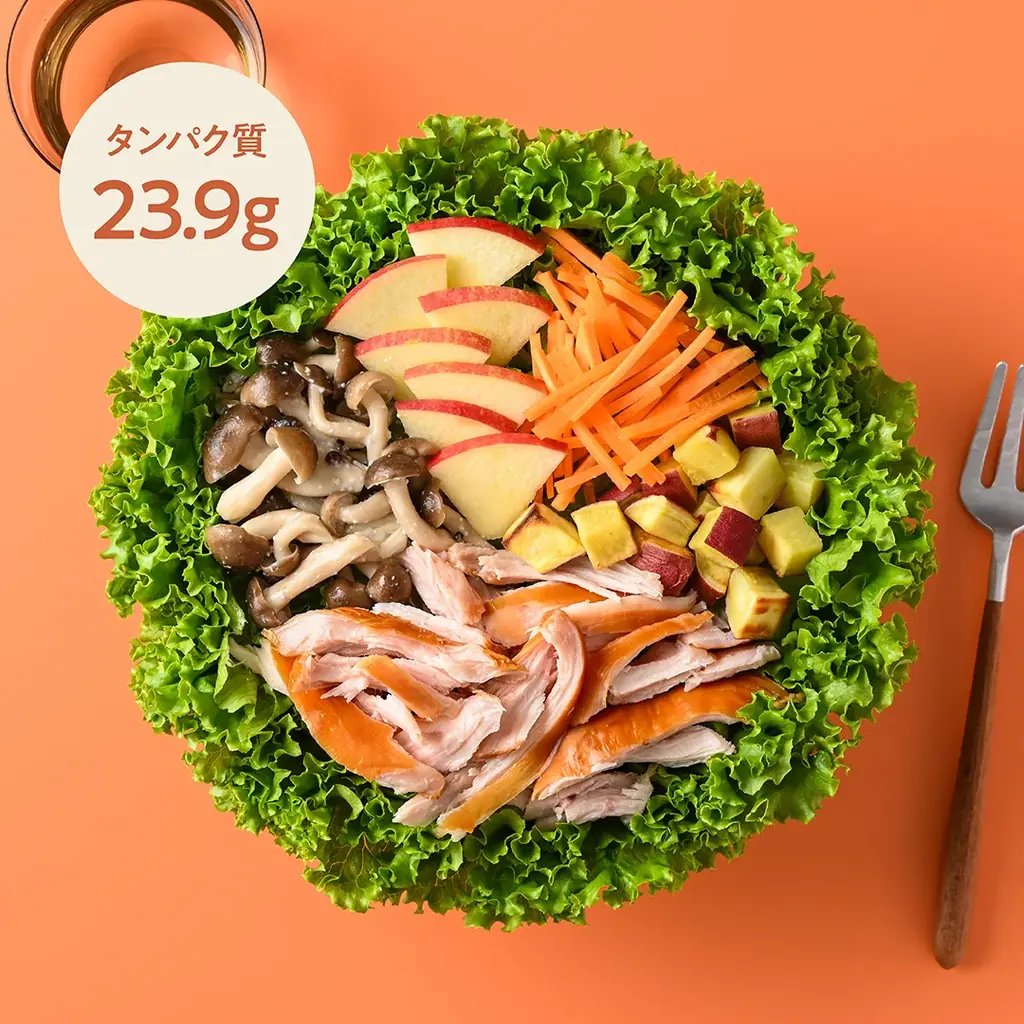 【タンパク質×秋野菜の“主食サラダ”が登場】VALX×WithGreenの初コラボ！栄養満点サラダボウルを全国40店舗で期間限定販売 画像 2