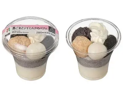 和スイーツ好きに贈る「黒ごまとソイミルクのパフェ」セブン‐イレブンで8月19日（火）から順次発売！濃厚な黒ごまの風味とソイミルクが大人の味わい 画像 2