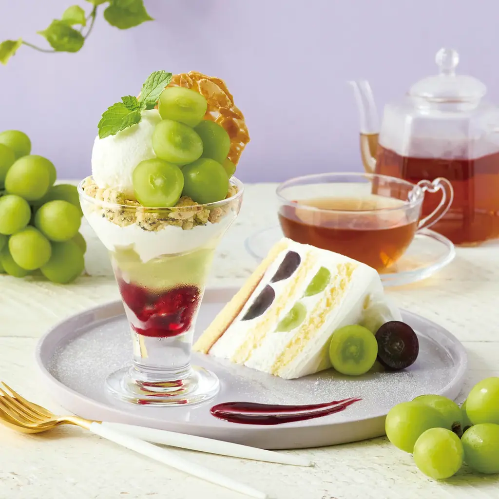 【Afternoon Tea】シャインマスカットと巨峰のスイーツプレートなど、葡萄・栗・さつまいもの秋の新作グルメを発売 画像 2