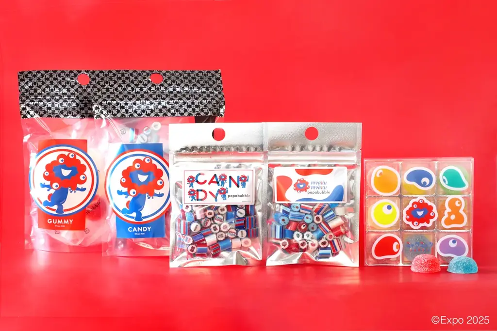 パパブブレが万博公式キャラ「ミャクミャク」と限定コラボキャンディ発売