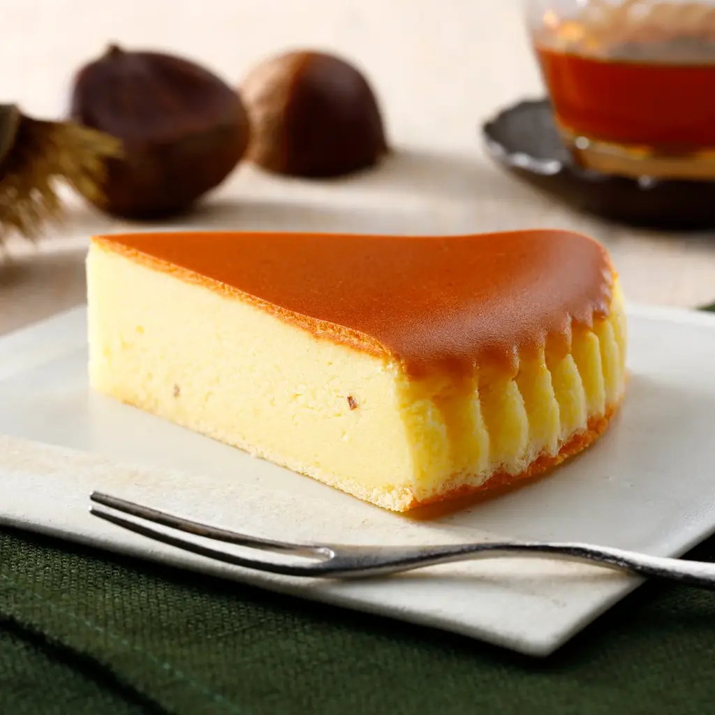 【チーズガーデン】和栗の上品な香りとふくよかな甘みが堪能できる贅沢な味わい　実り豊かな秋チーズケーキ『御用邸和栗チーズケーキ』2025年9月3日発売 画像 2