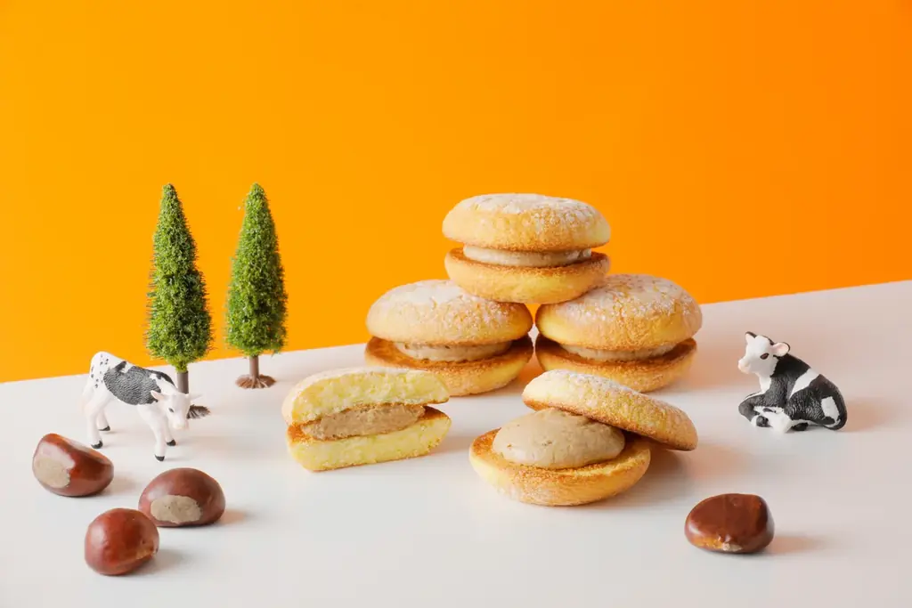 【阪神梅田本店再出店】あさぎり牛乳が阪神梅田本店に帰ってくる！1日1,000個以上販売した「ふんわりパンケーキサンド」シリーズから待望の“栗”フレーバー〈モンブラン〉が先行登場！ 画像 10