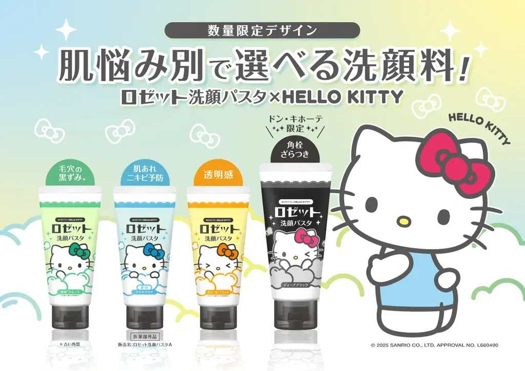 9/9先行発売！ハローキティ×ロゼット限定パッケージ全4種