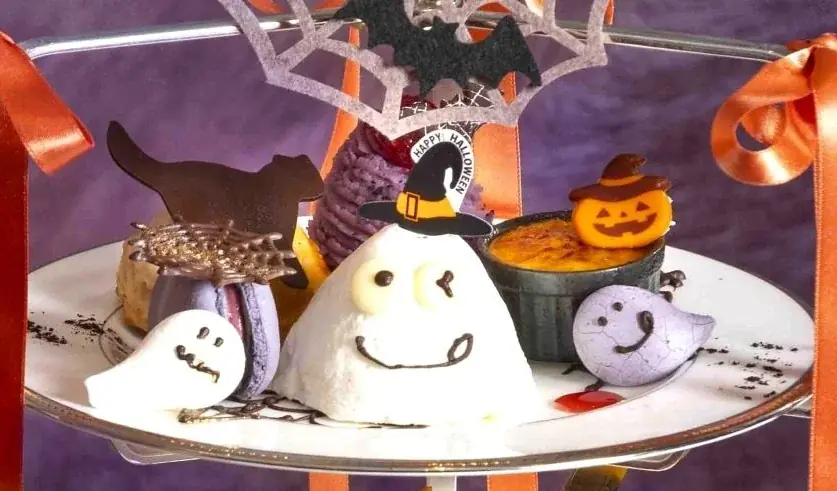 コロンバン原宿サロンのハロウィンアフタヌーンティー 画像 2