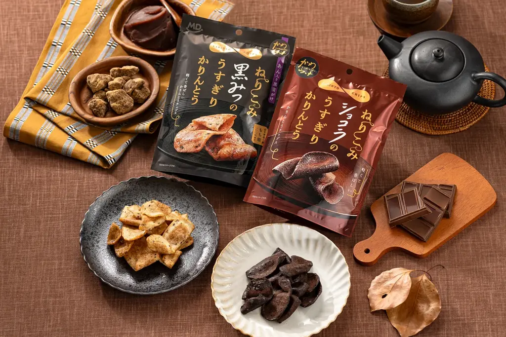 岩手県産小麦粉「もち姫」を100%使って実現した“パリもち食感”『ねりこみ黒みつのうすぎりかりんとう』が新発売 画像 3