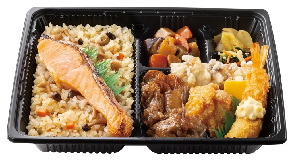 「ほっともっと」秋の味覚“きのこ”の風味あふれる味わい。いつものお弁当をもっと華やかに『きのこごはん』 画像 2