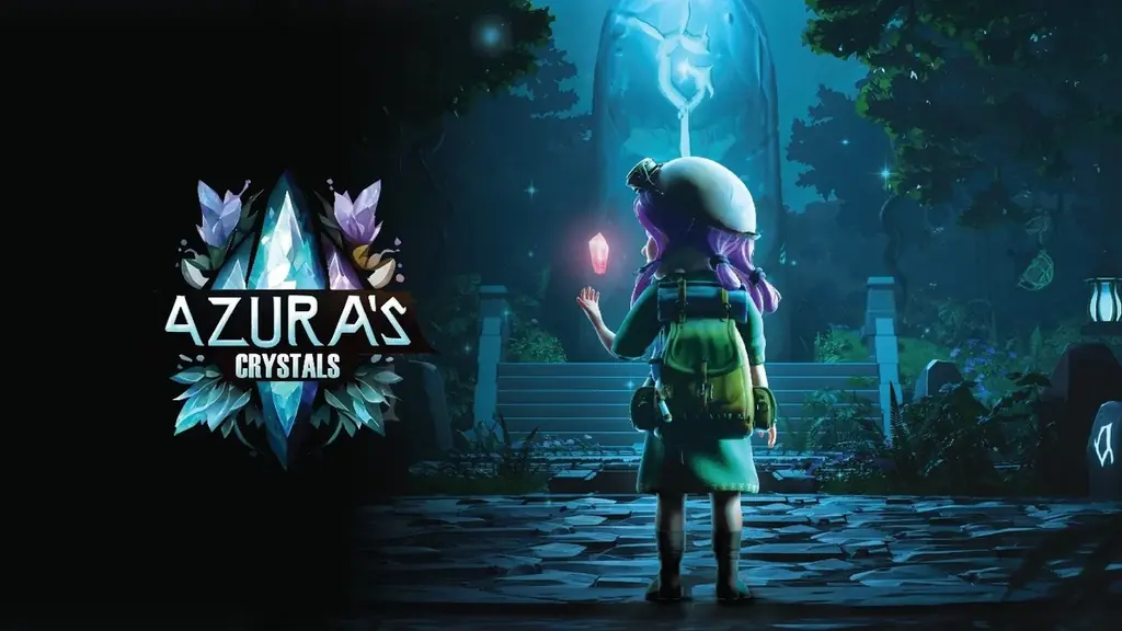 「Azura’s Crystals」：アズラと一緒にクリスタルを集める魅力的な旅に出発しよう！古代の謎と美しい自然が君を待っている。 画像 1