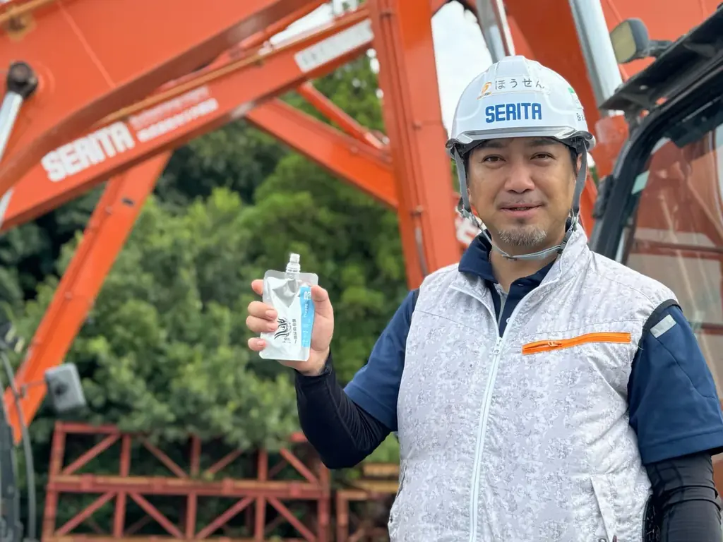 セリタ建設と菓心まるいちが共同開発、現場で働く職人たちの熱中症対策食品、飲めるあんこ「餡 MMu(あんむー)塩こしあん」新登場 画像 2