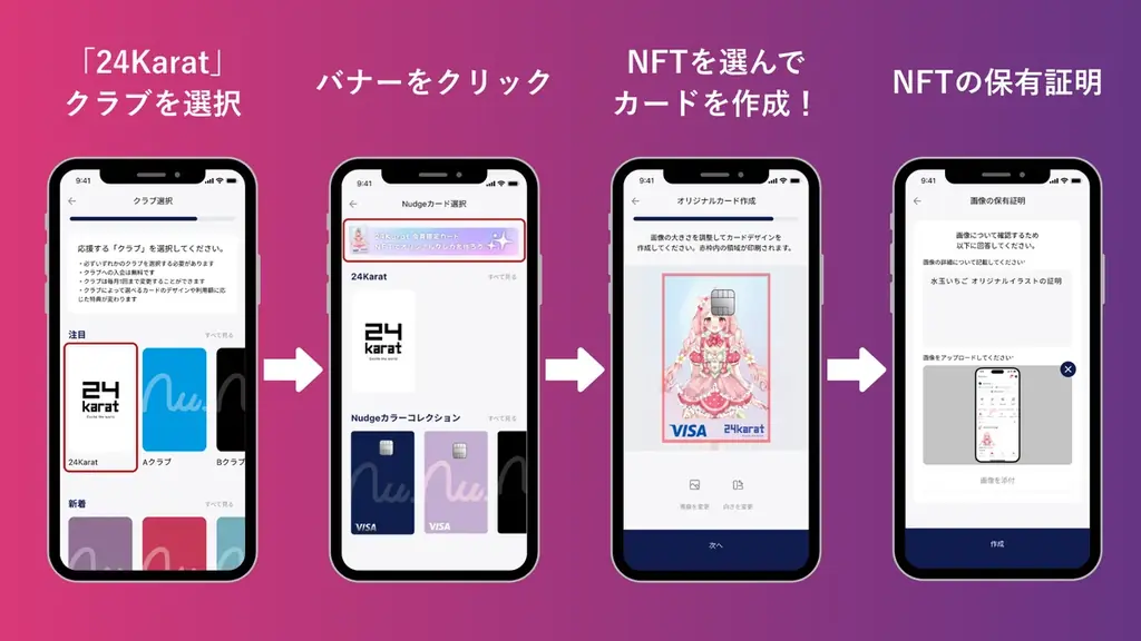 300名超VTuberが参画!ナッジ×24karat、推しのNFTで作れるクレジットカードを提供開始 画像 3