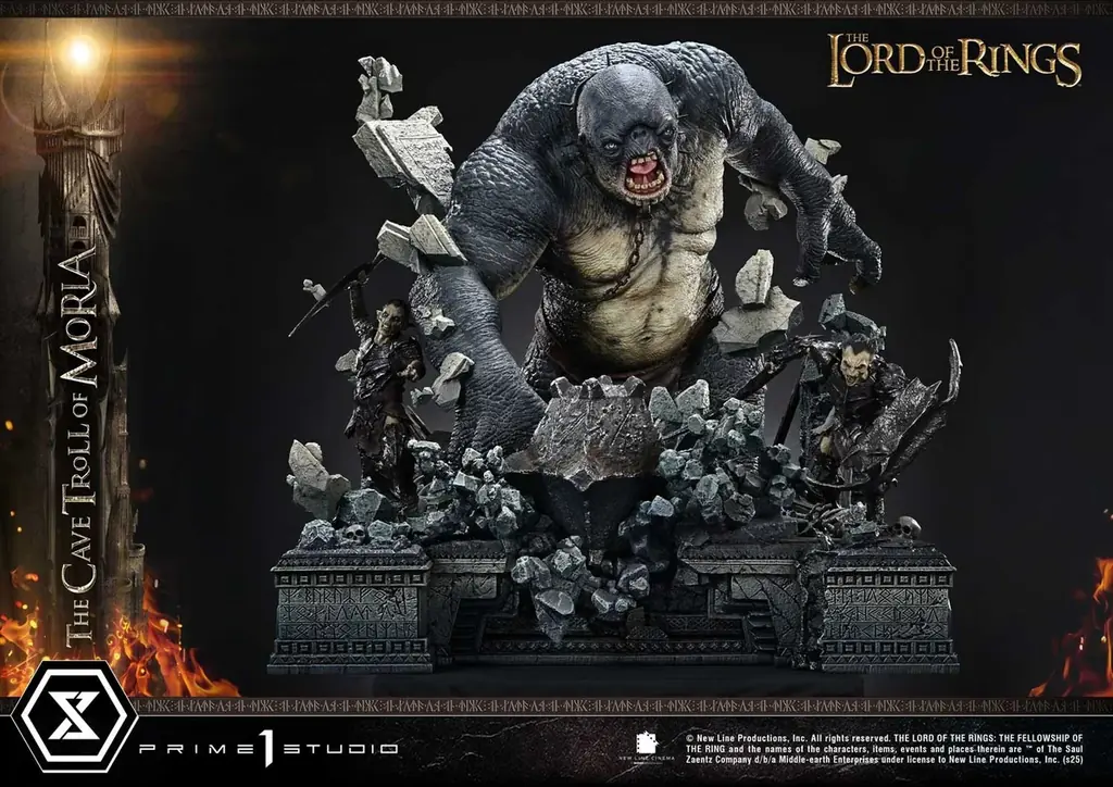 モリア坑道の戦いを表現!映画『ロード・オブ・ザ・リング』から、ケイブ・トロールの1/4スケールスタチューが登場 画像 3
