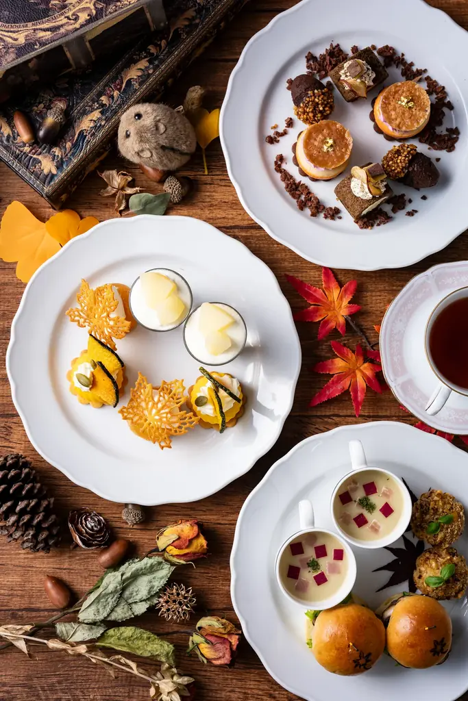秋色に深まる自然の移ろいをスイーツで楽しむ「Autumn Afternoon Tea」を販売【東京プリンスホテル】 画像 3