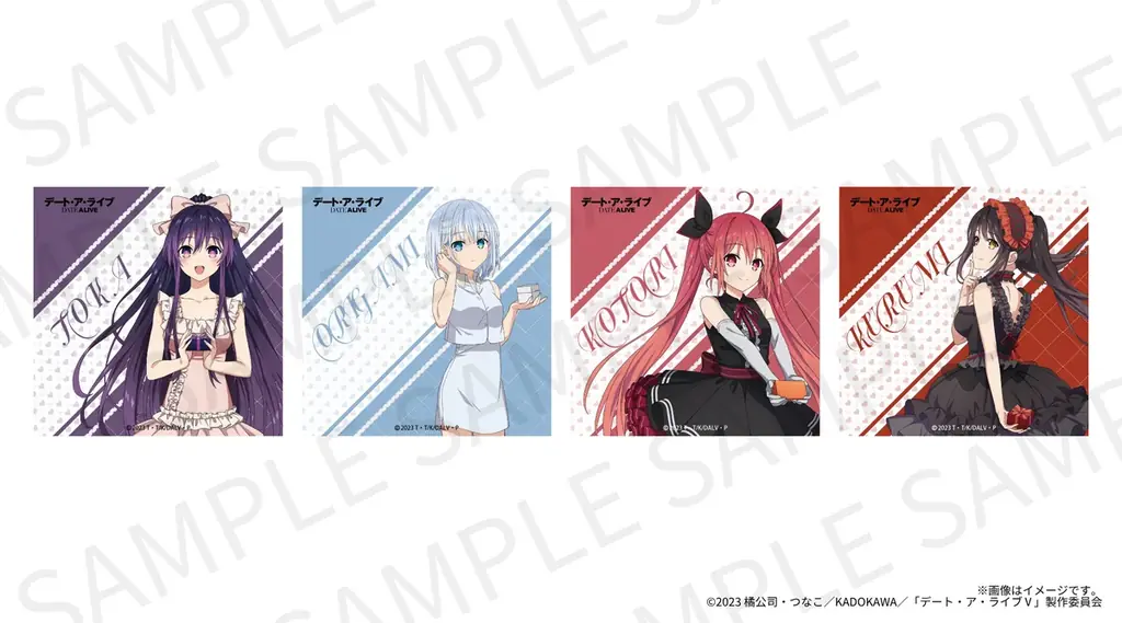 TVアニメ『デート・ア・ライブV』と宝石専門店KARATZの本格コラボジュエリー＆新規描き下ろしイラスト使用のグッズが登場！ 画像 11