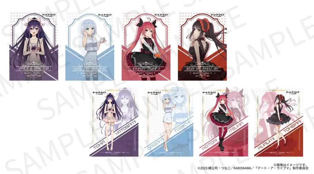 TVアニメ『デート・ア・ライブV』と宝石専門店KARATZの本格コラボジュエリー＆新規描き下ろしイラスト使用のグッズが登場！ 画像 12