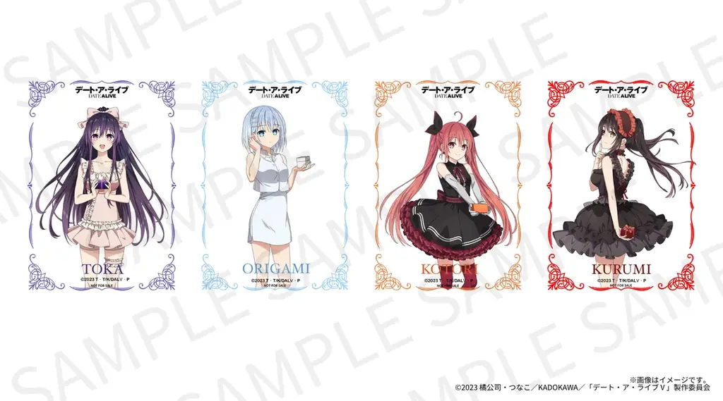 TVアニメ『デート・ア・ライブV』と宝石専門店KARATZの本格コラボジュエリー＆新規描き下ろしイラスト使用のグッズが登場！ 画像 7