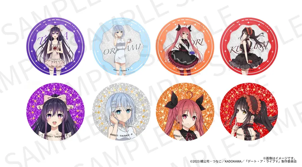 TVアニメ『デート・ア・ライブV』と宝石専門店KARATZの本格コラボジュエリー＆新規描き下ろしイラスト使用のグッズが登場！ 画像 8
