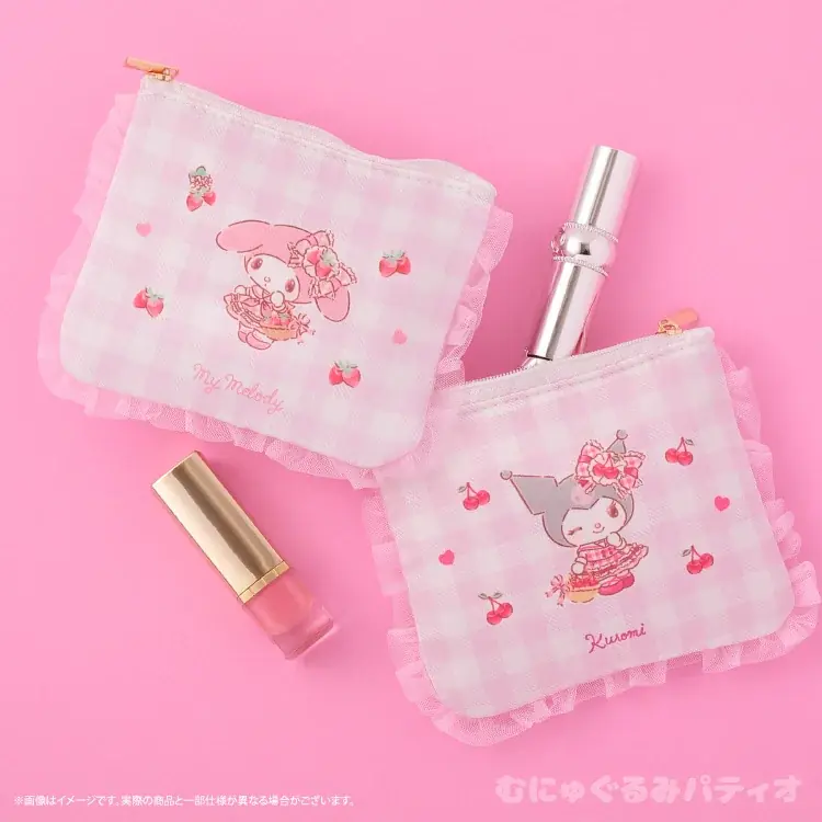 レトロなギンガムチェックがかわいい♡サンリオキャラクターズより「ギンガムフルーツシリーズ」が8月22日(金)~むにゅぐるみパティオ対象店舗で発売開始! 画像 6