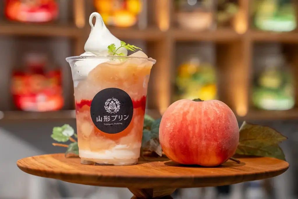 8月23・24日限定 山形プリン『飲む桃パルフェ』登場