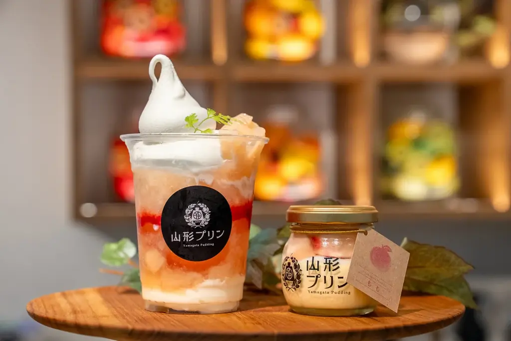 山形市産とろける桃とプリンのハーモニー！道の駅蔵王でしか味わえない、究極の「飲む桃パルフェ」8月23・24日の土日限定で新登場！ 画像 3