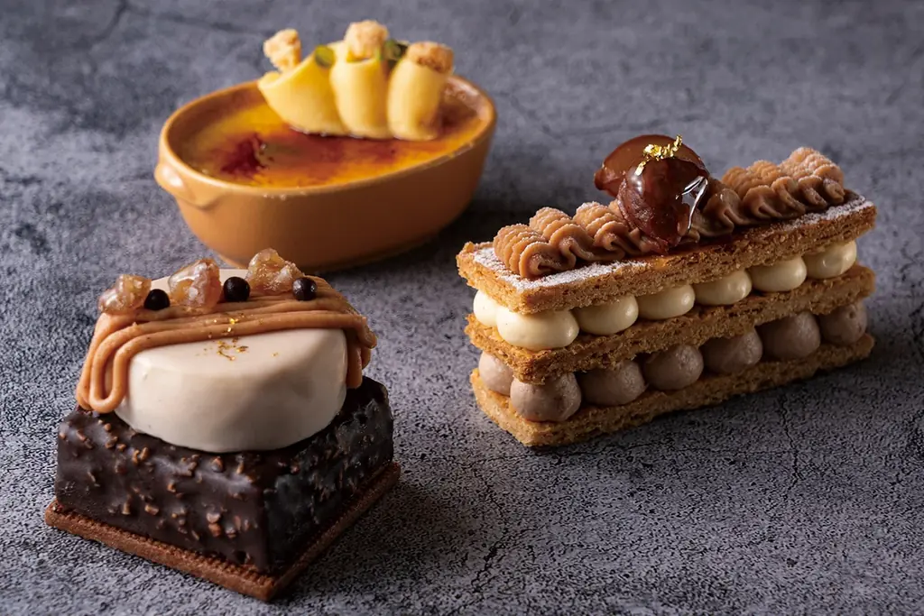 “なると金時を使用したクレームブリュレ”や“フランス産マロンのミルフィーユ”など、秋の食材を使用したスイーツ・ブレッドを販売する「秋の味覚フェア imo×kuri」開催 画像 11