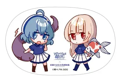 「アクアリウムは踊らない」×「長岡市寺泊水族博物館」描き下ろし コラボイラストグッズ発売決定! 画像 8