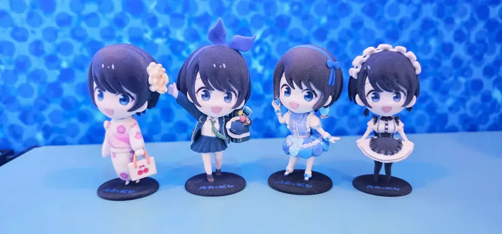 【DMM.make 3Dプリント】「彼女、お借りします」のヒロイン更科瑠夏公式展示イベント「青春（アオハル）と彼女」にて3Dプリントフィギュアを販売 画像 3