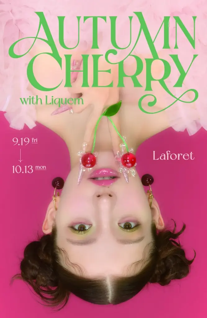 9月19日スタート　ラフォーレ原宿×Liquem秋のチェリーコラボ