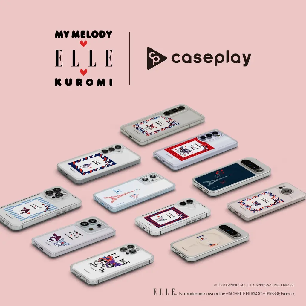 8月25日発売 ELLE×サンリオ マイメロ＆クロミのケース10種