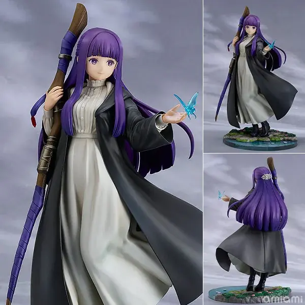 アニメ『葬送のフリーレン』より、魔法使い「フェルン」をヴィネット調でフィギュア化。あみあみにて予約受付中。 画像 2