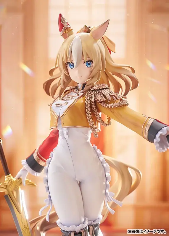 ゲーム『ウマ娘 プリティーダービー』より、「デュランダル」が勝負服「Chevalier fidele」を纏い、堂々と構える姿で立体化。あみあみにて予約受付中。 画像 7