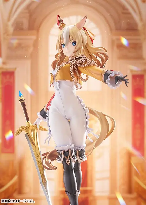 ゲーム『ウマ娘 プリティーダービー』より、「デュランダル」が勝負服「Chevalier fidele」を纏い、堂々と構える姿で立体化。あみあみにて予約受付中。 画像 8