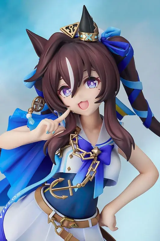 ゲーム『ウマ娘 プリティーダービー』より三姉妹の末っ子「ヴィブロス」が、立ち絵イラストをもとにフィギュア化。あみあみにて予約受付中。 画像 10