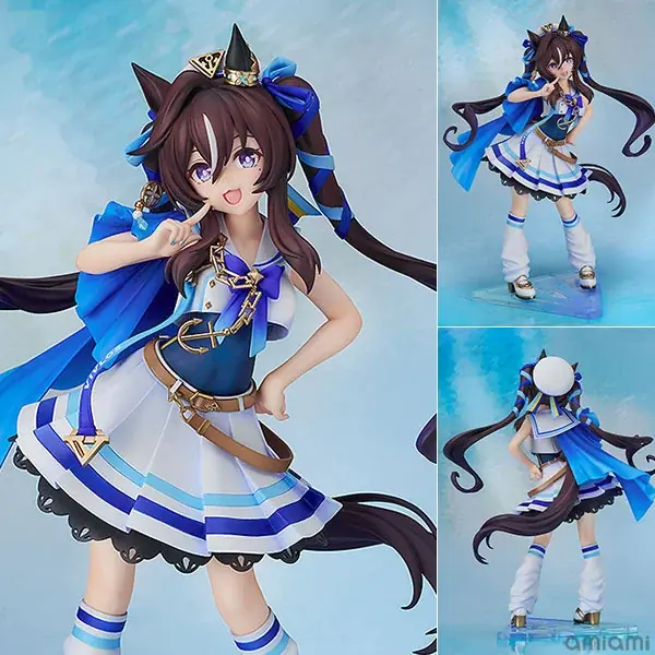 ゲーム『ウマ娘 プリティーダービー』より三姉妹の末っ子「ヴィブロス」が、立ち絵イラストをもとにフィギュア化。あみあみにて予約受付中。 画像 2