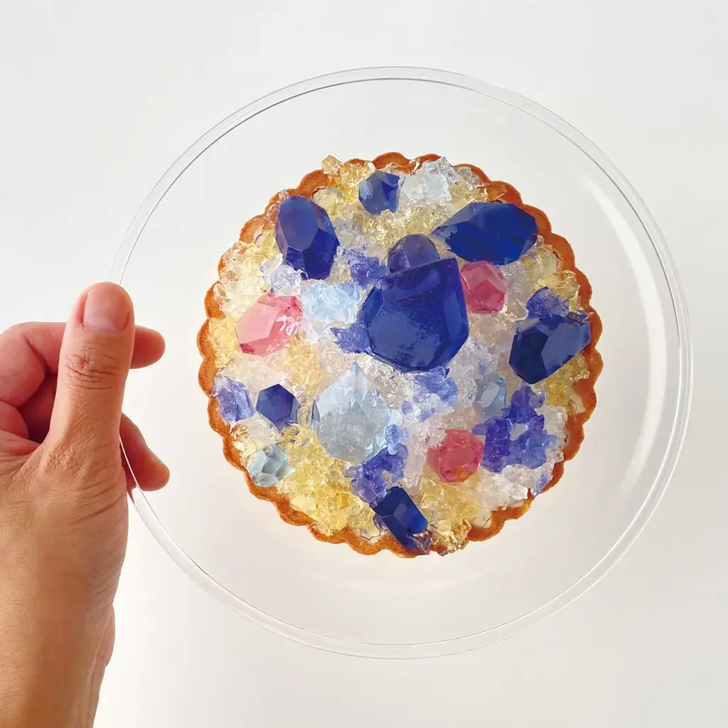食べられる誕生石！9月の誕生石サファイアをイメージしたアイスタルトを20台の限定販売 画像 3