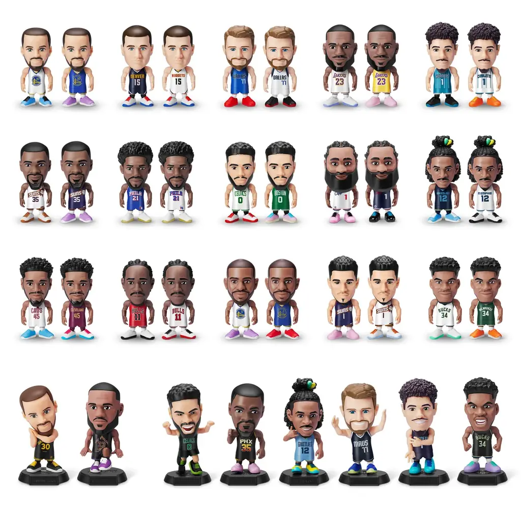 kk　NBA BALLERS フィギュア2種 8月29日発売予定も NBA Ballers シークレットフィギュア解説