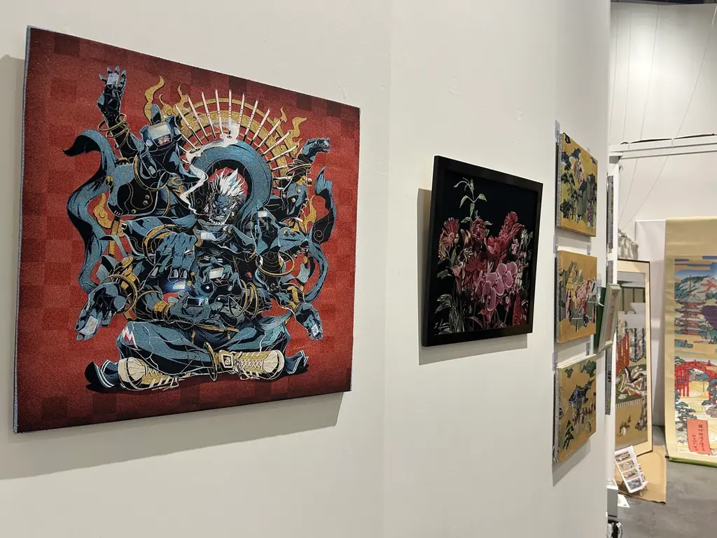【大阪・関西万博2025に出展】京の伝統、西陣織がアートで万博へ アメコミ風デザインの西陣織も披露 画像 2